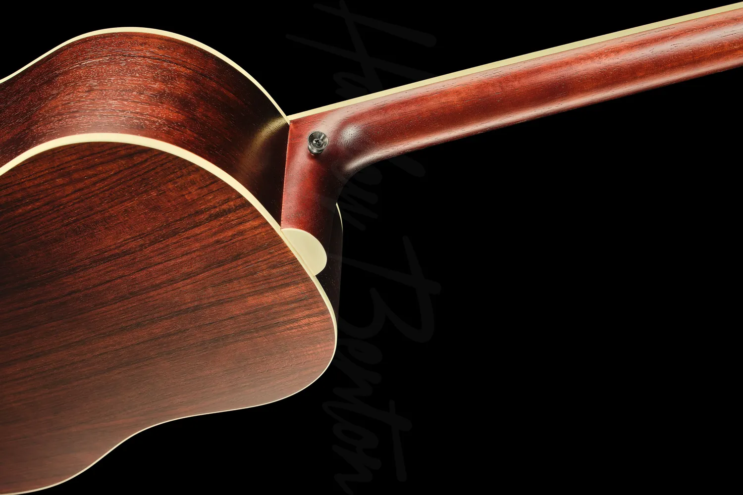 Harley Benton Bluegrass HBJ-45E Westerngitarre schwarz Tonabnehmer