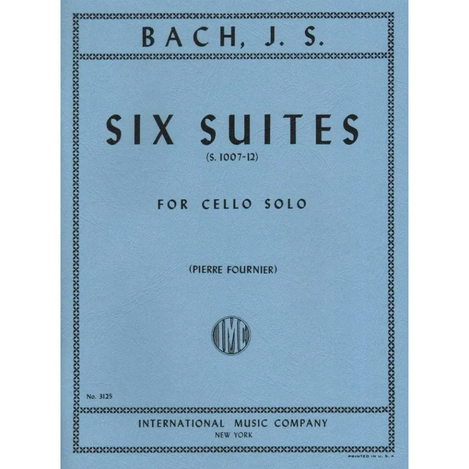 Shar Music Bach 6 Cello-Suiten BWV 1007 Noten Cello Fournier