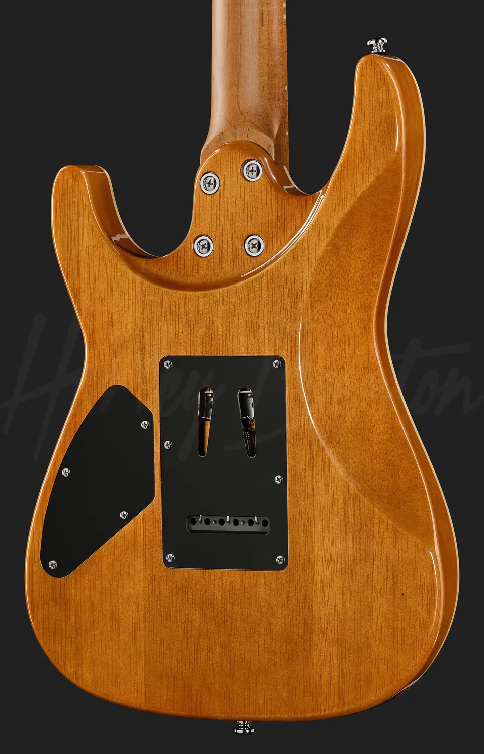Harley Benton Fusion-IV HH MN RM E-Gitarre Red Metallic Tremolo