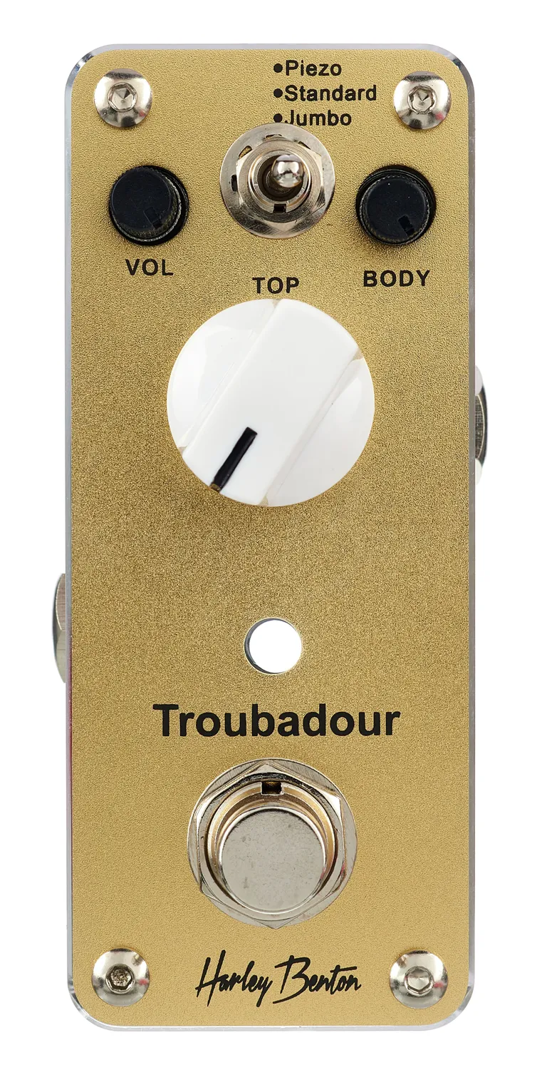 Harley Benton MiniStomp Troubadour Effektpedal Akustik-Sound