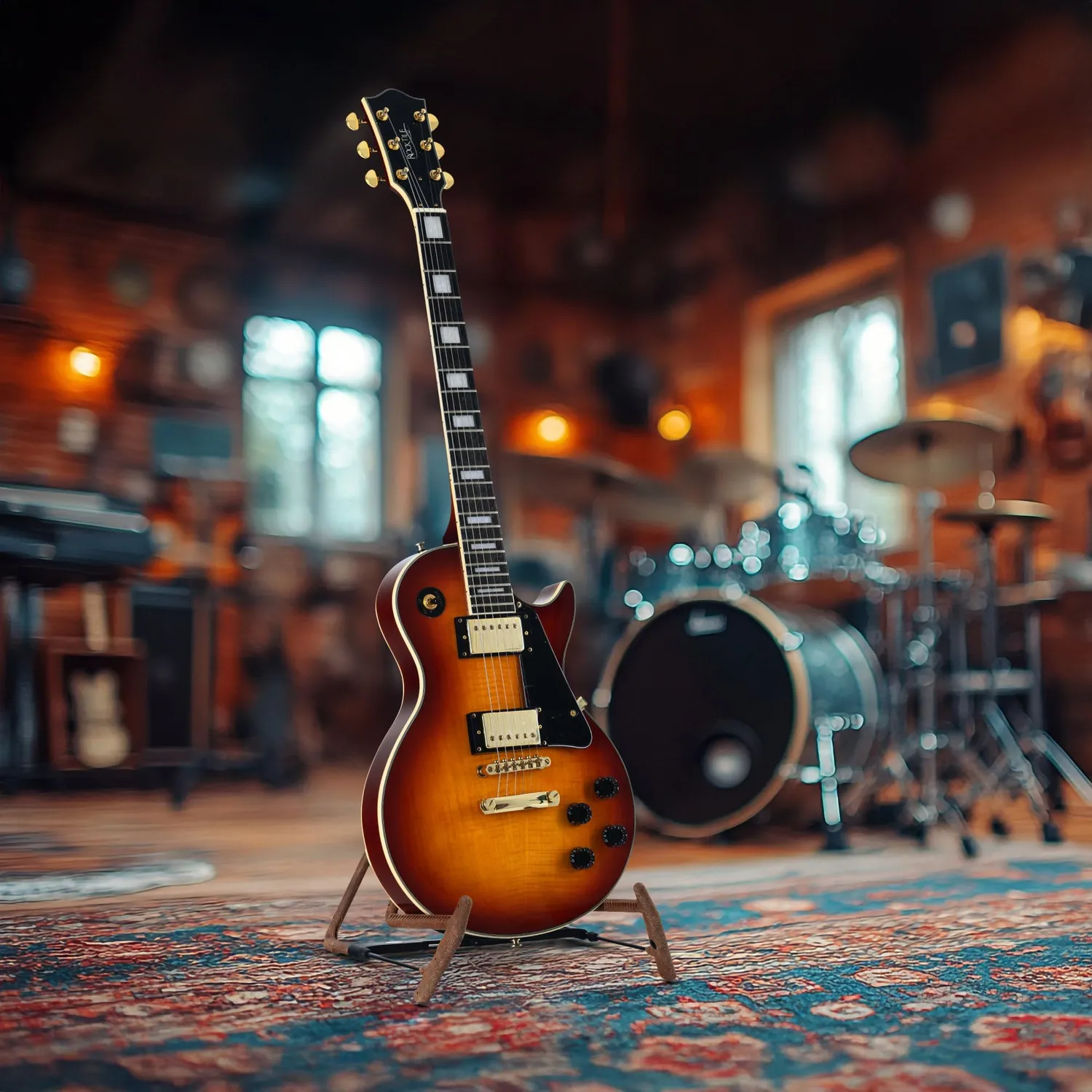 Rocktile Pro L-200OHB E-Gitarre Orange Honey Burst