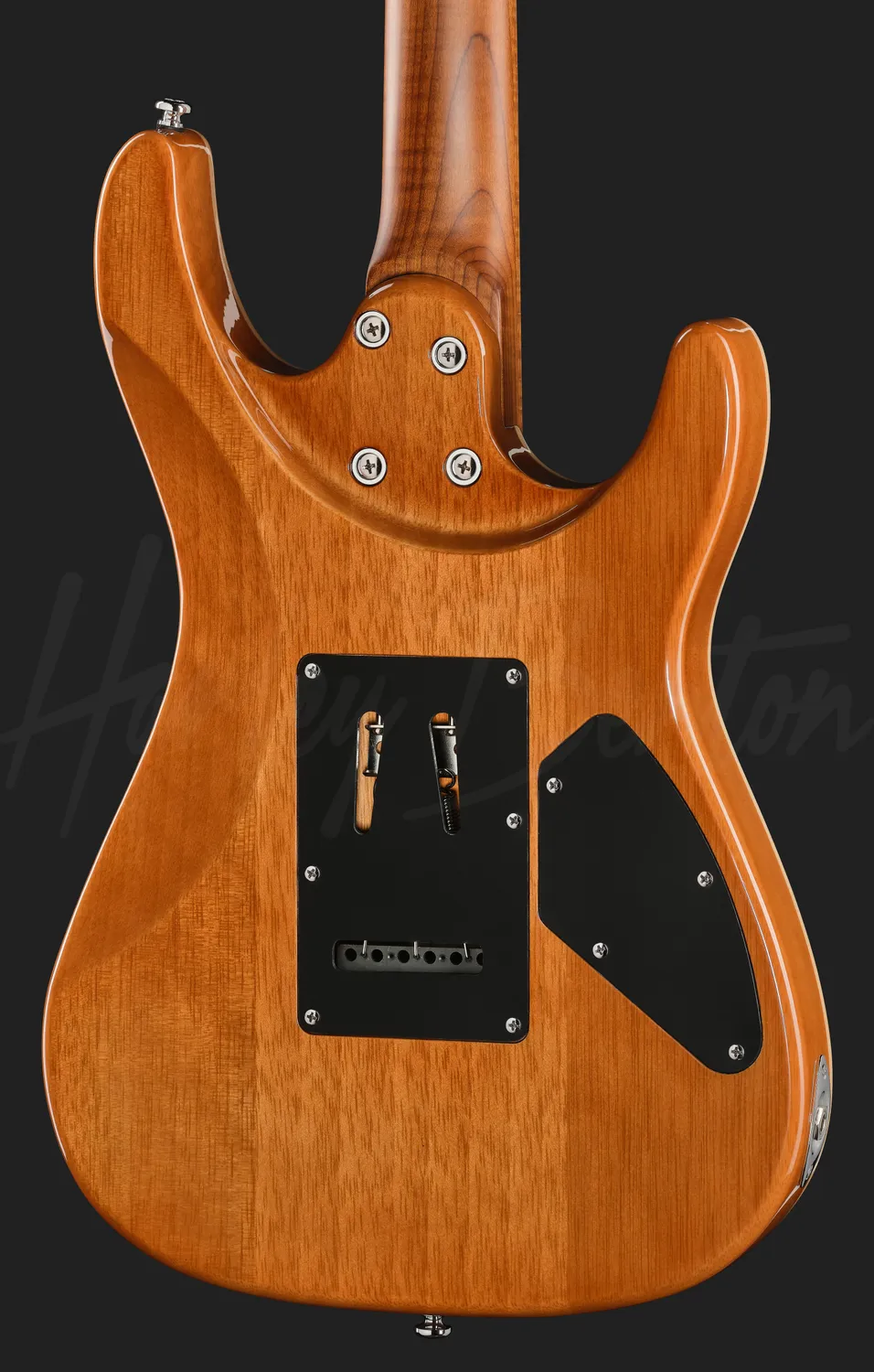 Harley Benton Fusion-IV HH LH MN FNT E-Gitarre Flame Natural Linkshänder