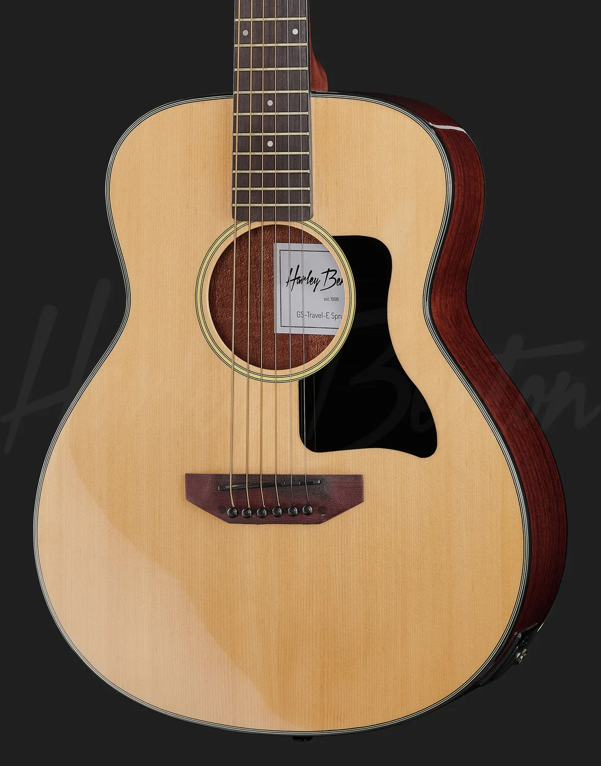 Harley Benton GS-Travel-E Spruce Reisegitarre mit Pickup
