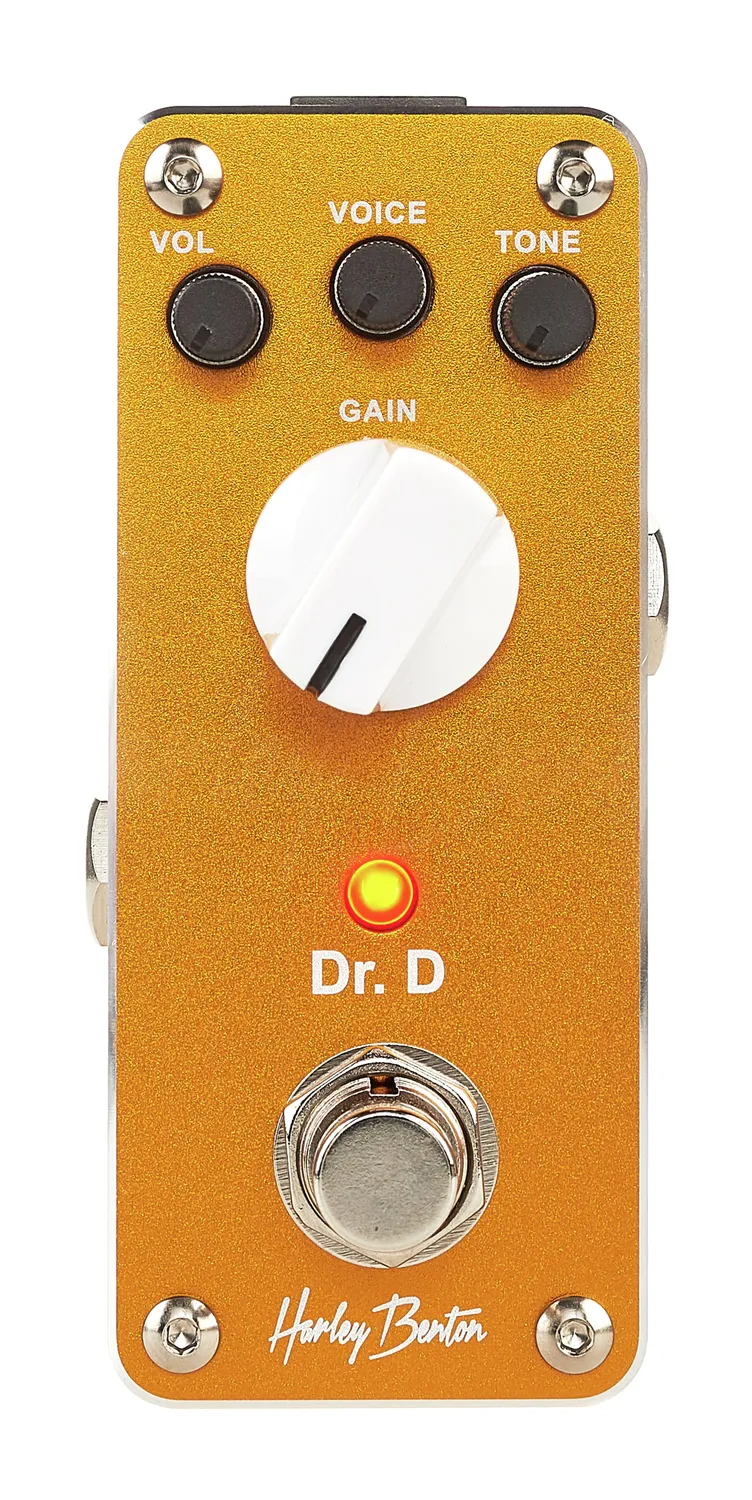 Harley Benton Standard Series MiniStomp Dr. D Effektpedal Overdrive