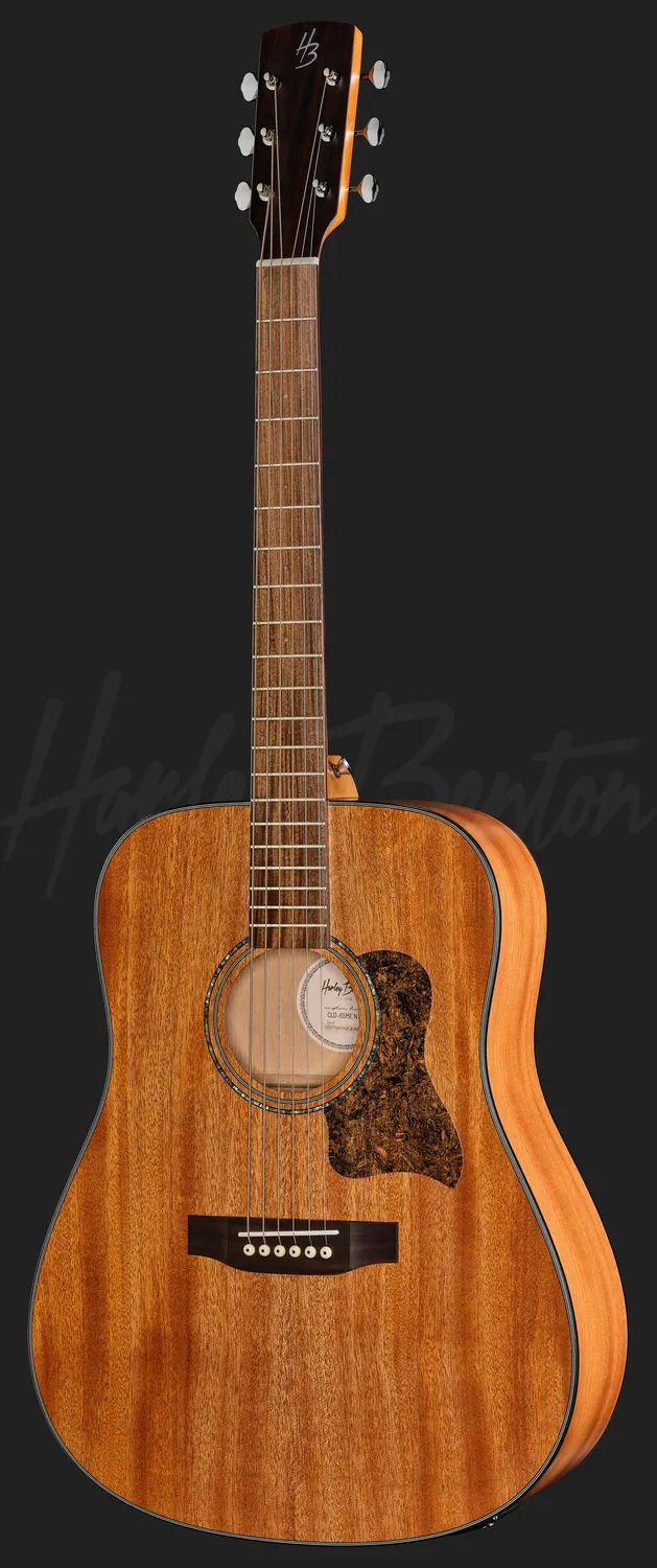 Harley Benton Custom CLD-65ME Westerngitarre Natur