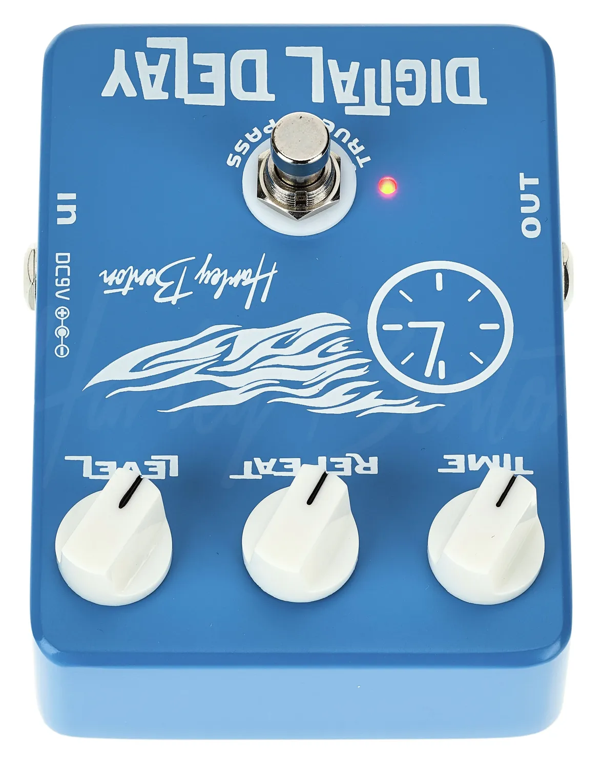 Harley Benton Digital Delay Effektpedal warm analog