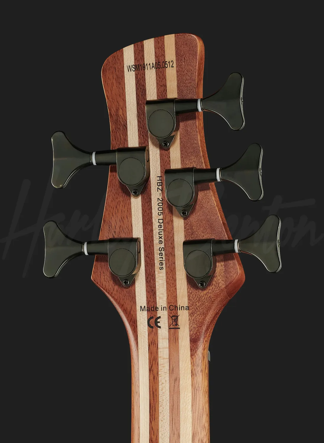 Harley Benton Pro HBZ-2005 E-Bass 5-Saiter Ovangkol aktiv