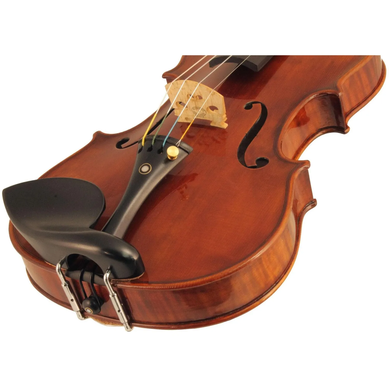 Strad Violine Kinnhalter Ebenholz groß Wölbung