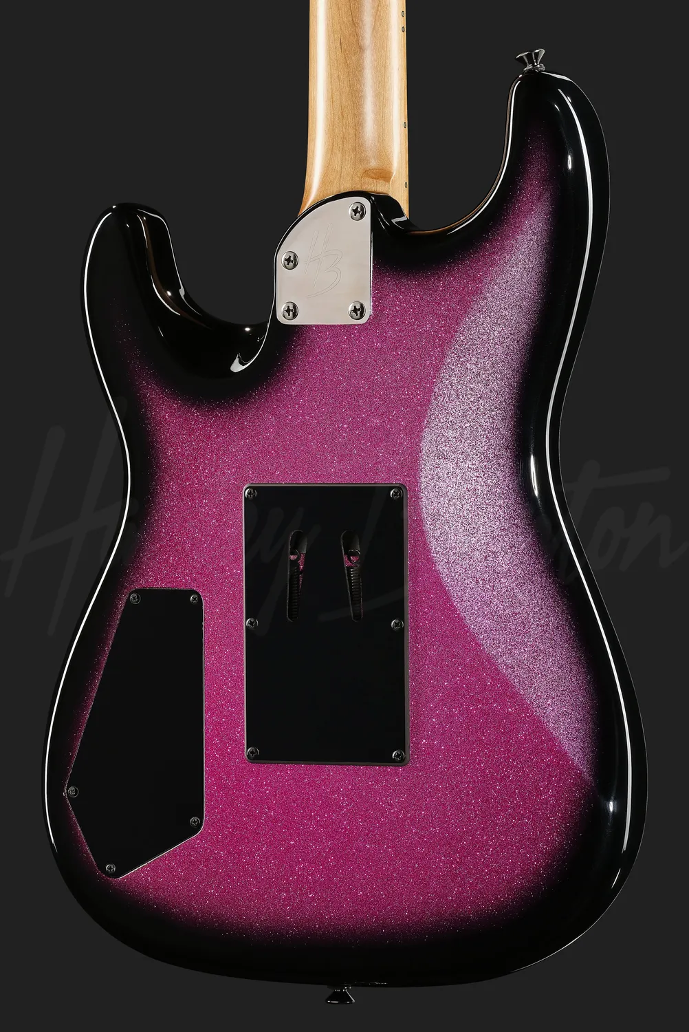 Harley Benton ST-80FR MN PSB E-Gitarre Pink Sparkle Floyd Rose