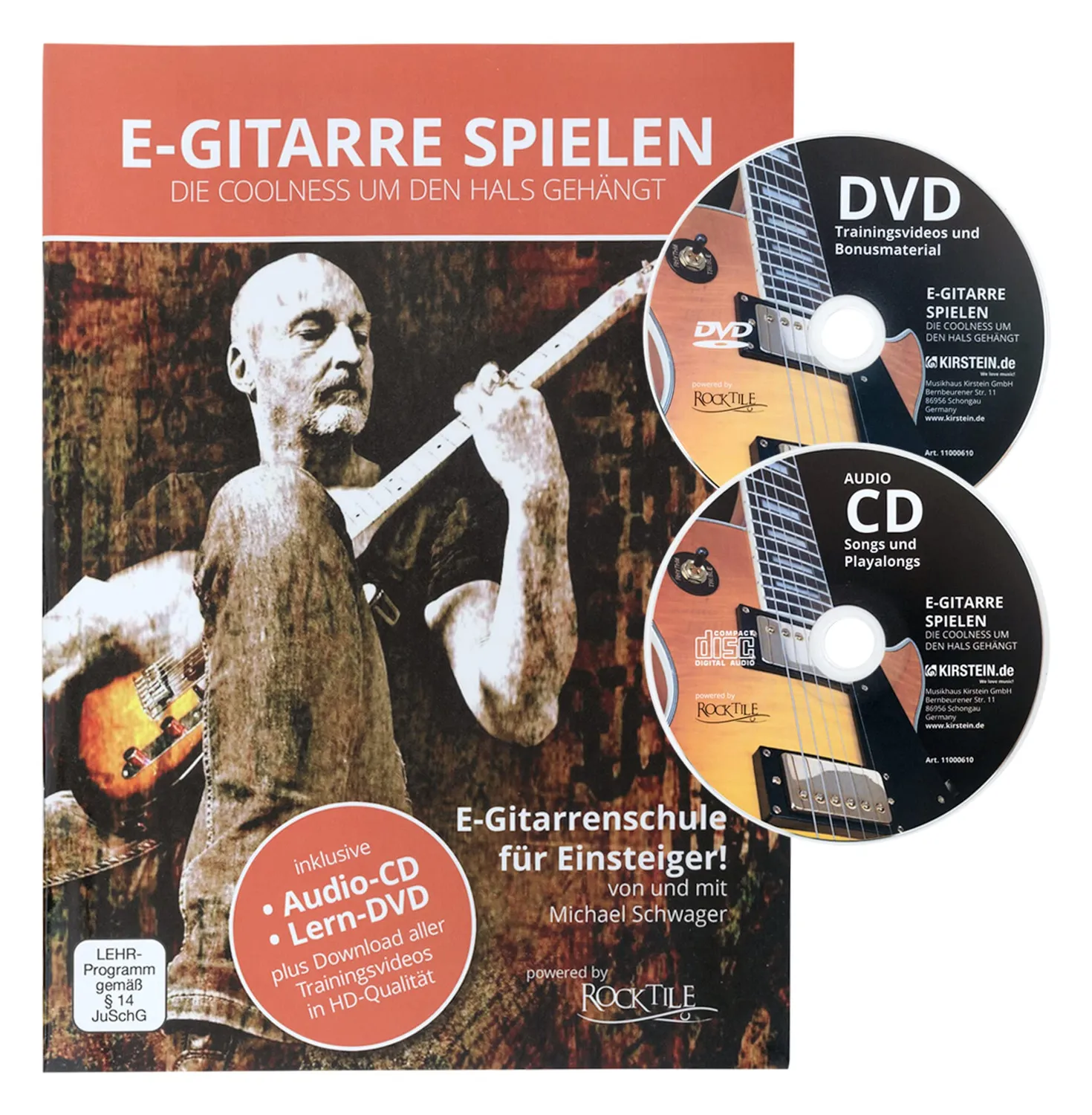 Rocktile Sphere Junior E-Gitarre 3/4 Schwarz Starter-Set