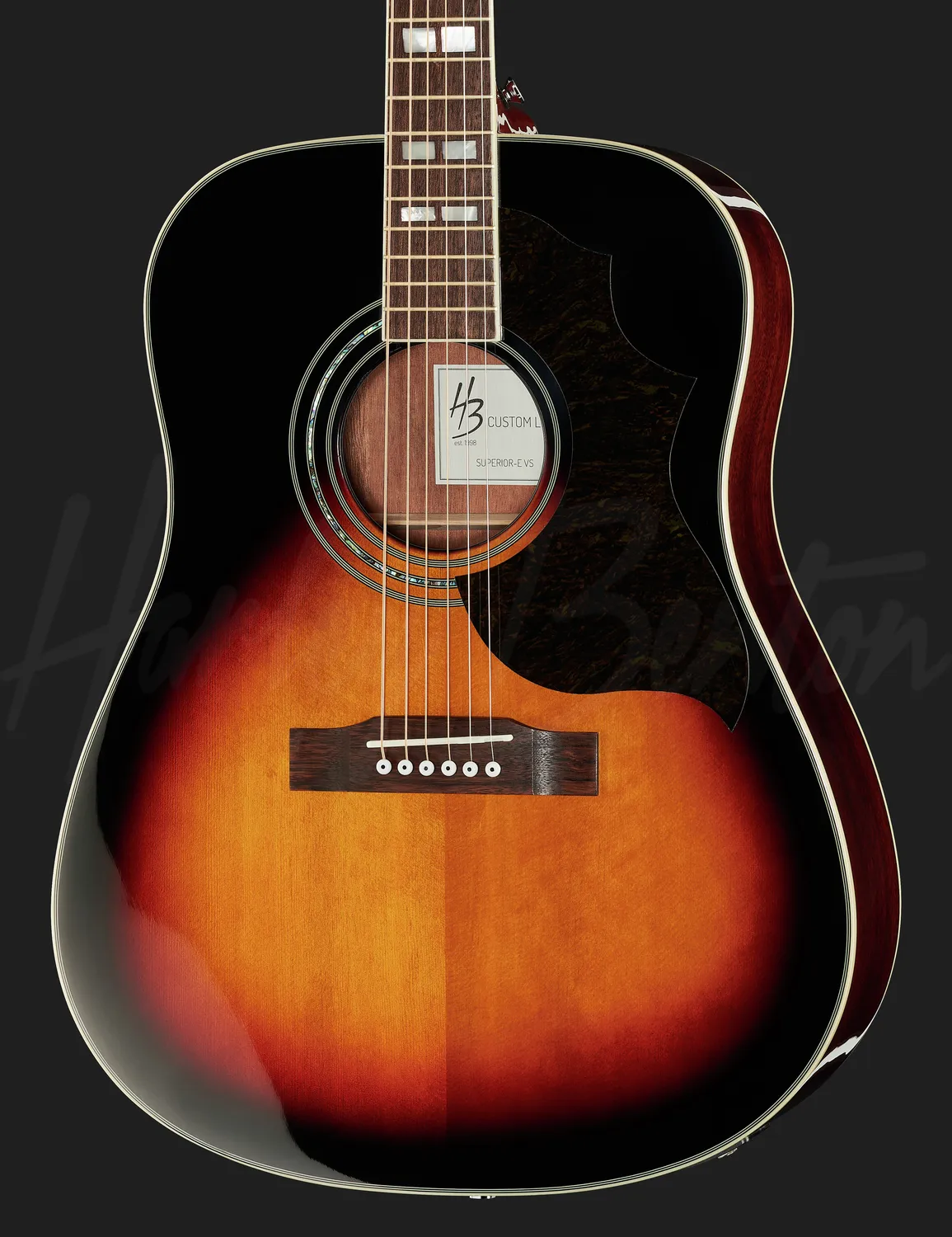 Harley Benton Custom Line Superior-E Pro VS Westerngitarre