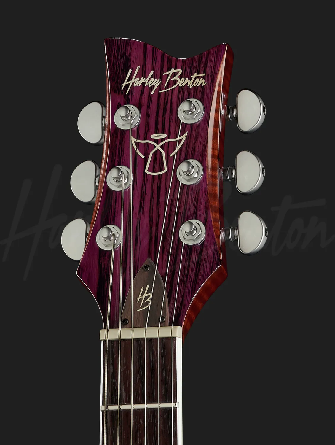 Harley Benton Agufish LTD Signature E-Gitarre Violet