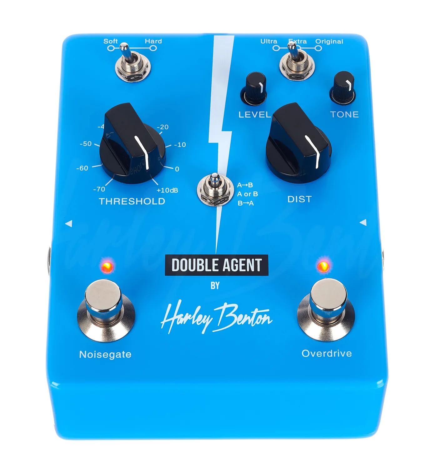 Harley Benton Standard Double Agent Effektpedal High-Gain