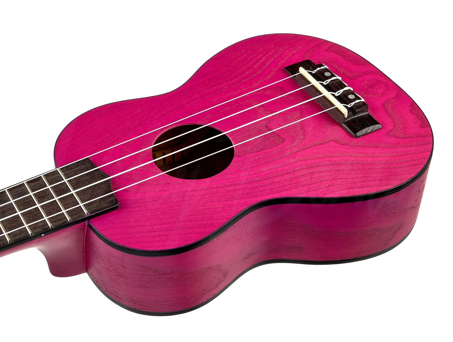 Harley Benton Standard UK-12 Sopran-Ukulele lila Tasche