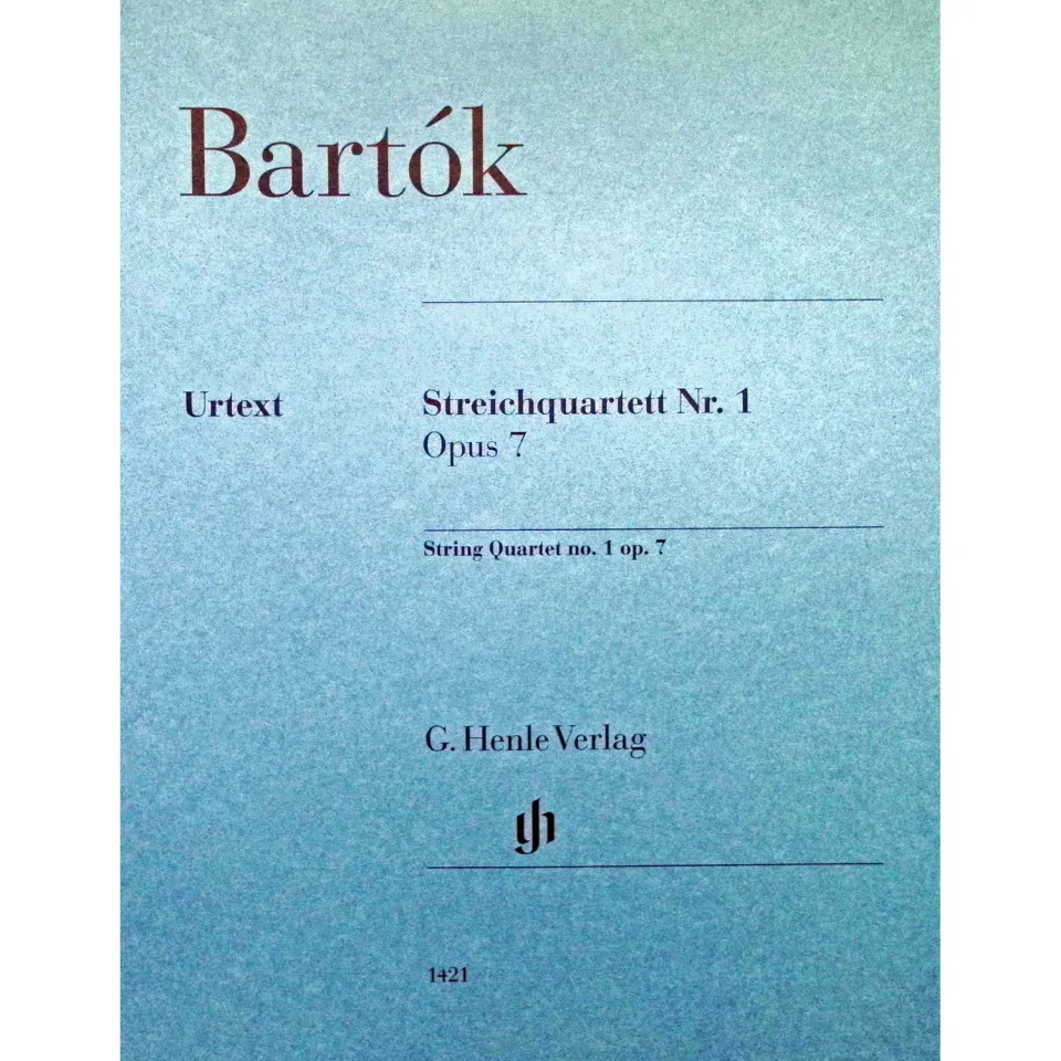 Bartók Streichquartett Nr.1 op.7 Henle Noten