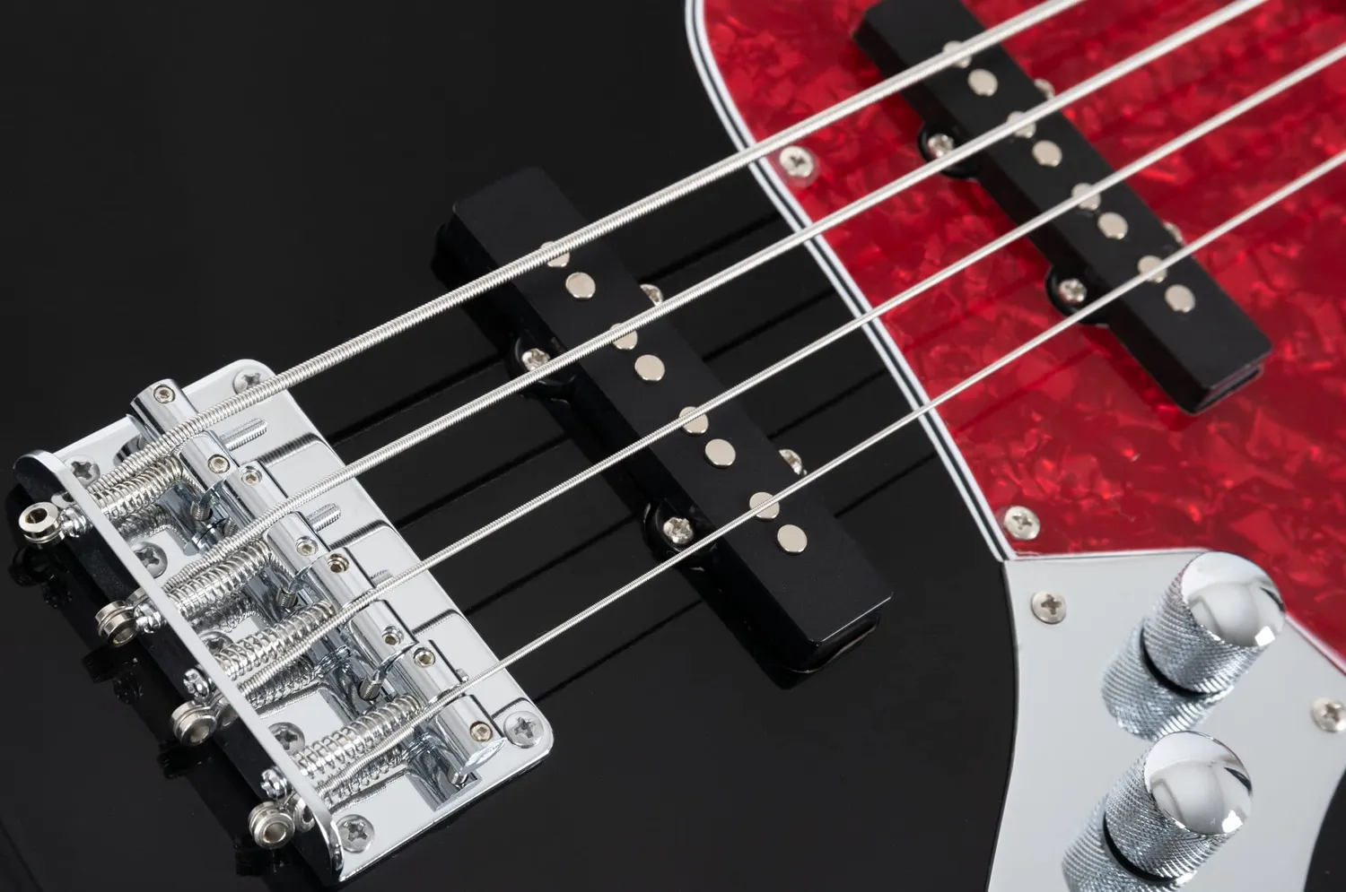 Rocktile Pro JB-30BK E-Bass Black Deluxe