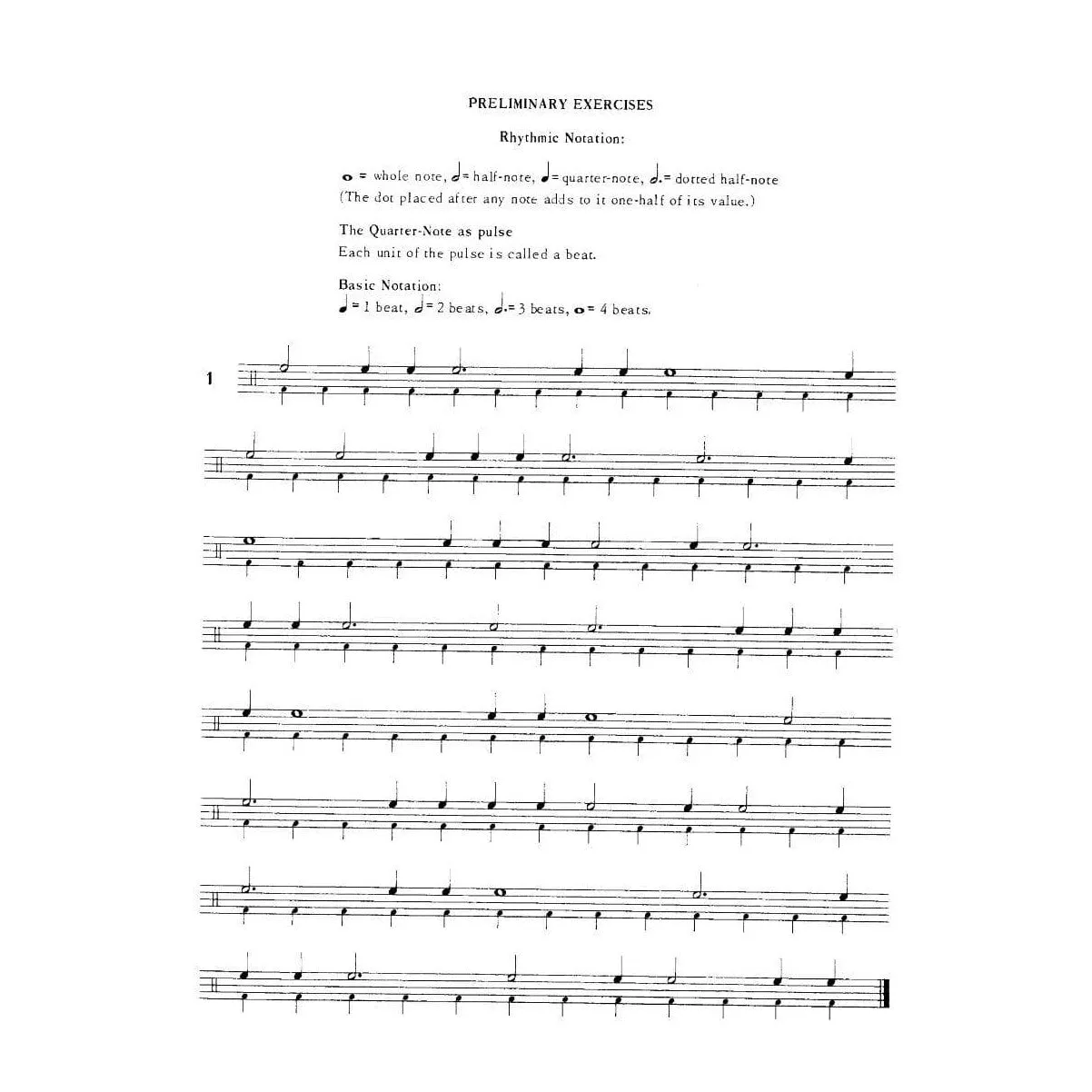 Universal Starer Rhythmic Training Noten Rhythmik Buch