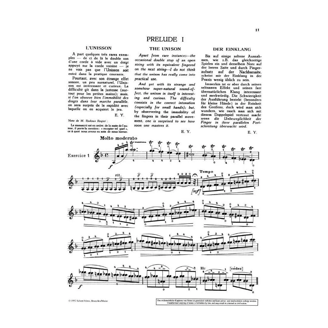 Shar Music Ysaÿe 10 Préludes op. 35 Noten Violine solo