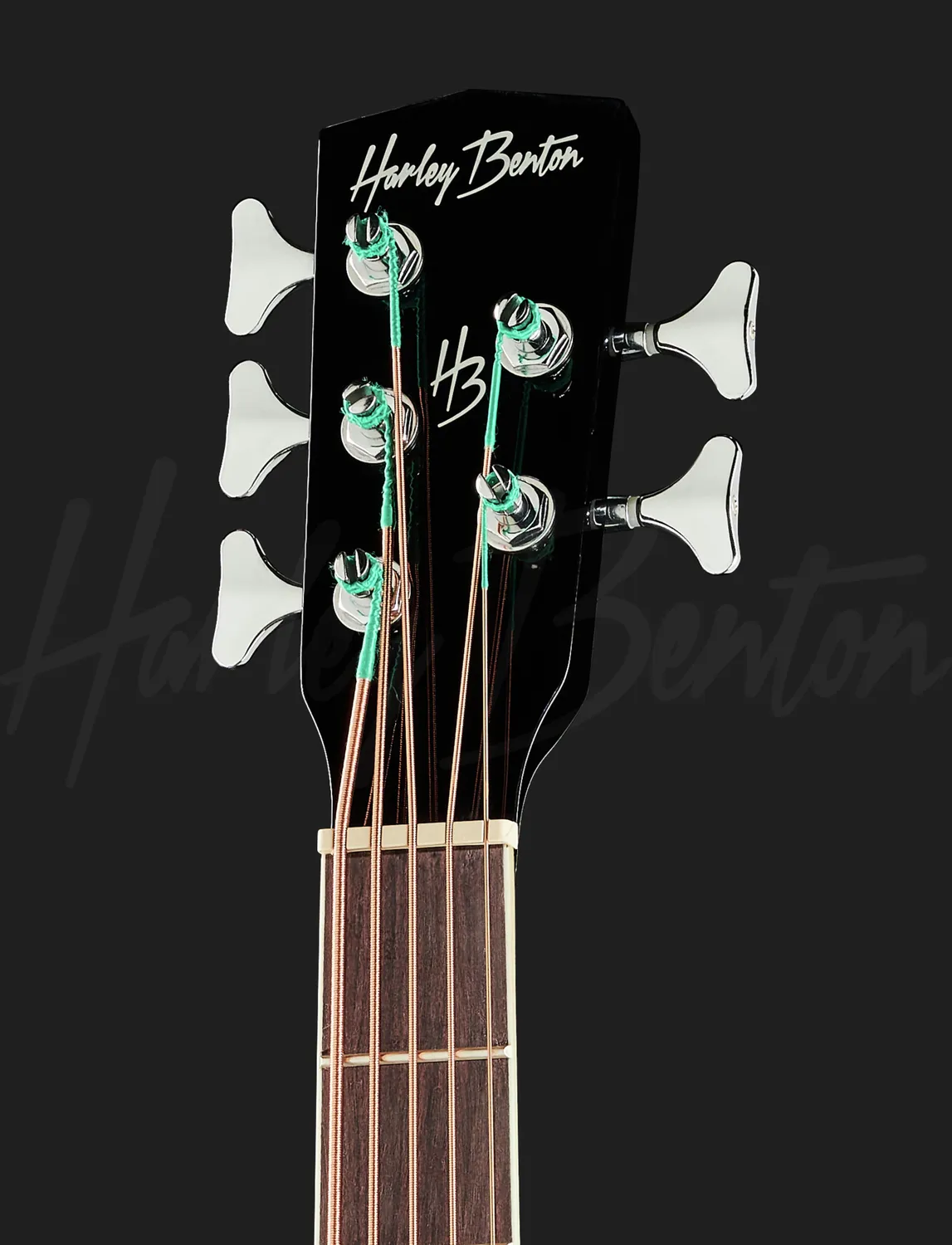 Harley Benton Custom Line B-35BK Akustikbass 5-Saiter schwarz