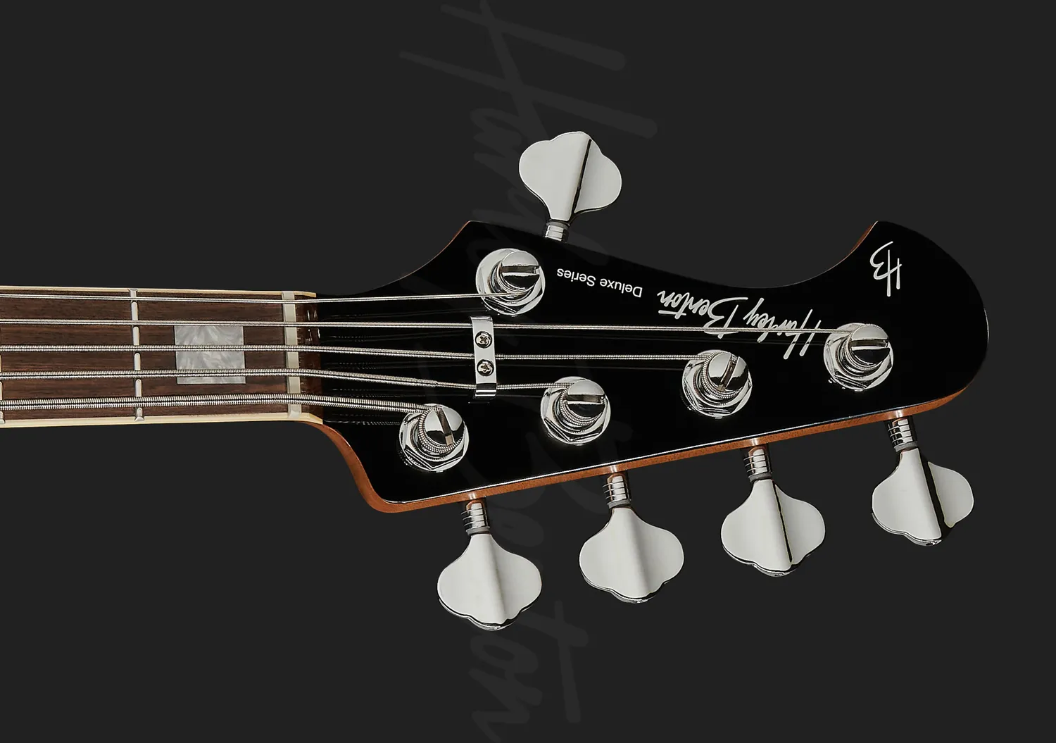 Harley Benton MV-5JB LH E-Bass Schwarz 5-saitig links