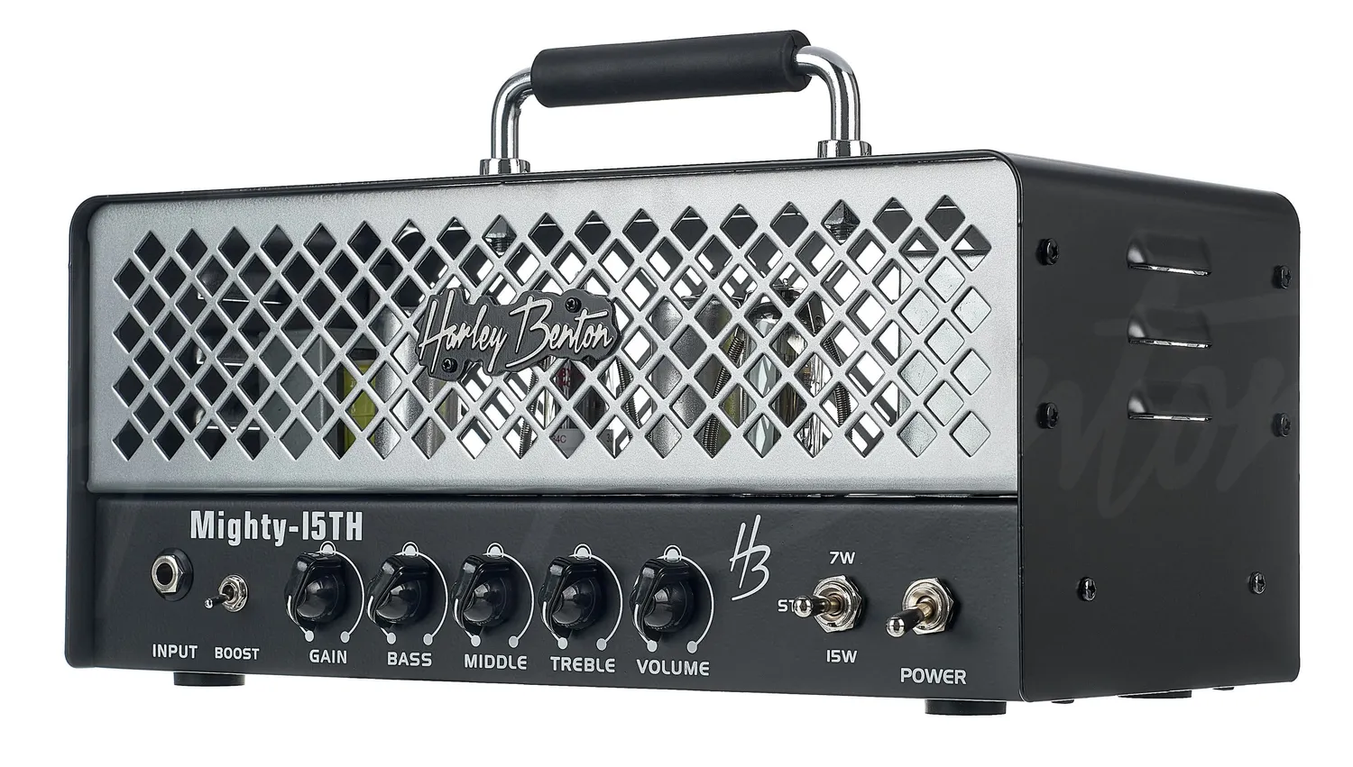 Harley Benton Mighty-15TH Röhrenverstärker Topteil 15 Watt