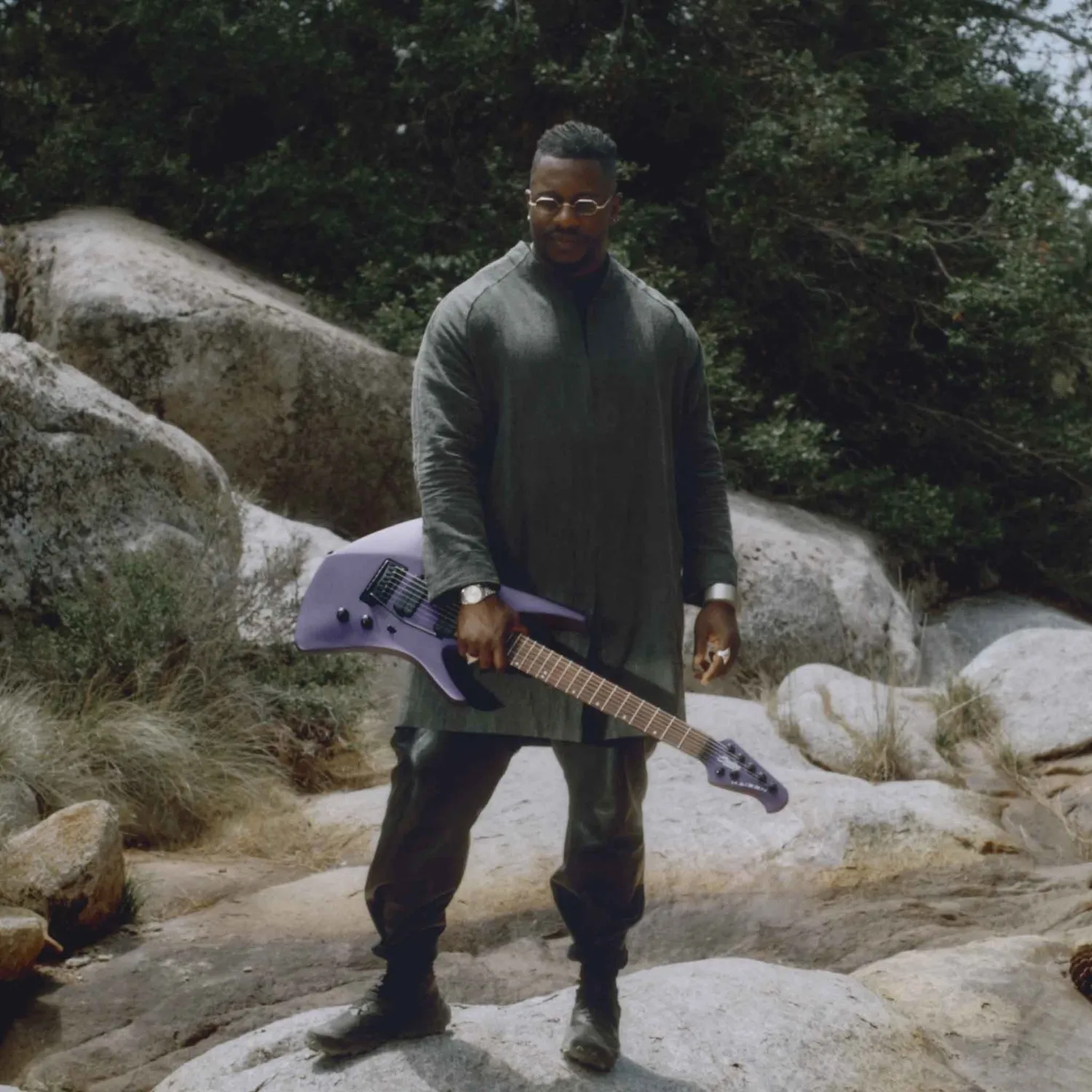 Sterling Kaizen E-Gitarre Firemist Purple Satin Tremolo