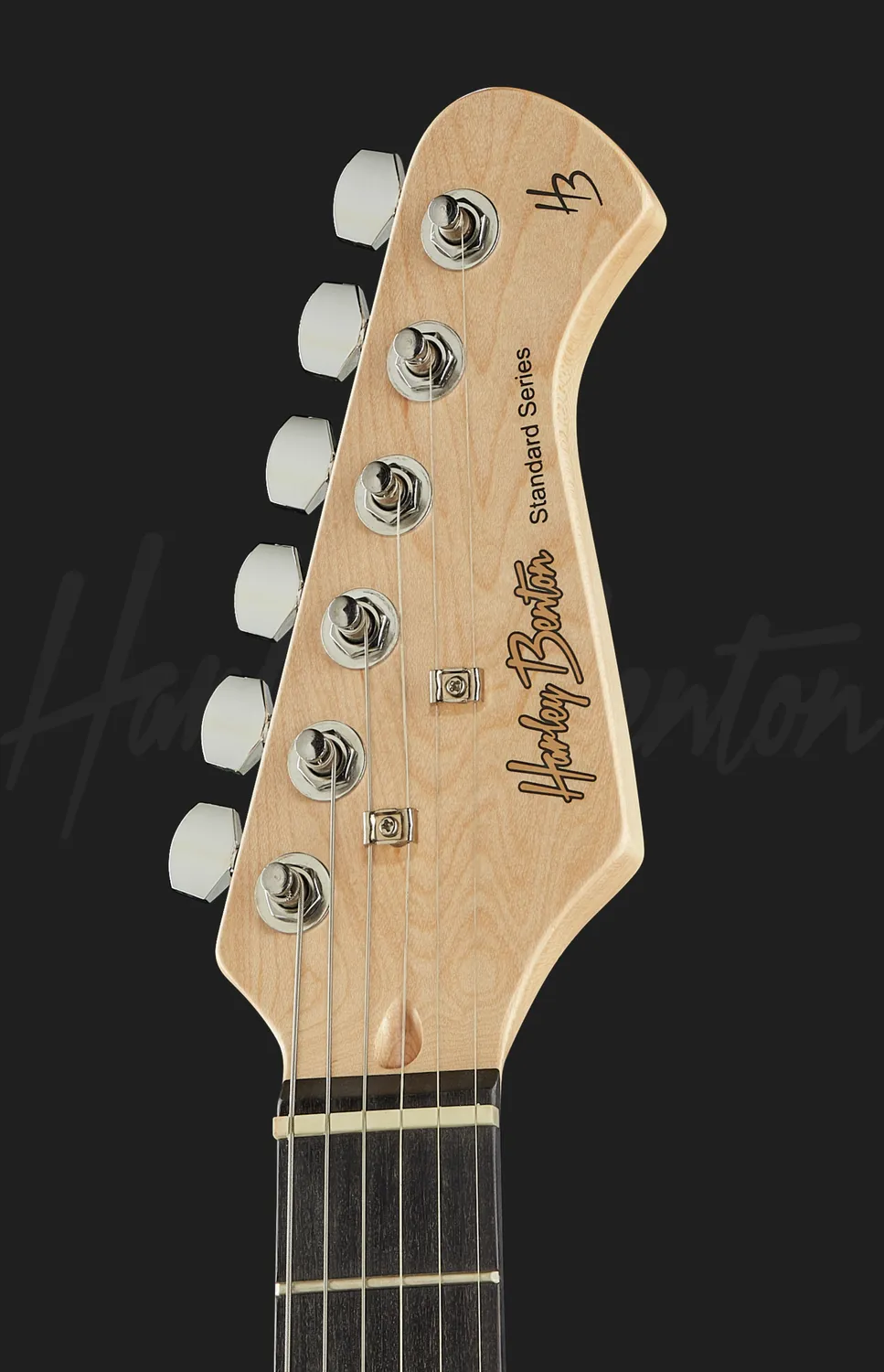 Harley Benton Student ST-Shorty BK E-Gitarre Schwarz Kurzmensur
