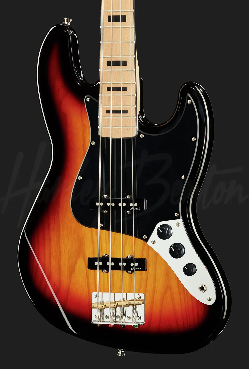 Harley Benton Vintage JB-75MN SB E-Bass Sunburst
