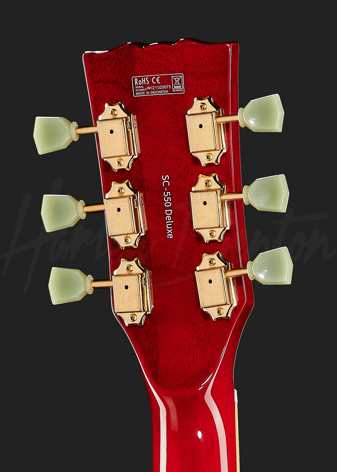 Harley Benton SC-550 II BCF E-Gitarre Black Cherry