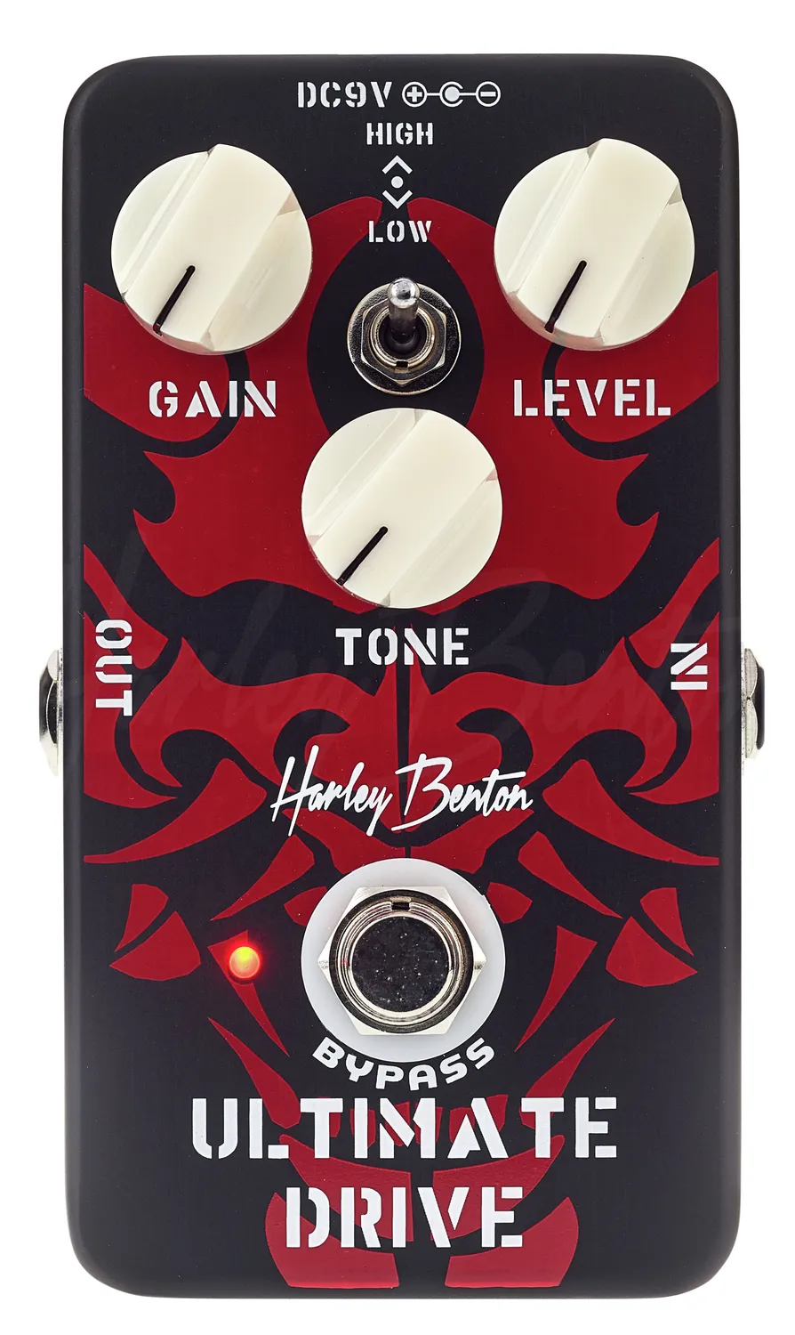 Harley Benton Ultimate Drive Overdrive-Pedal Gain-Sound