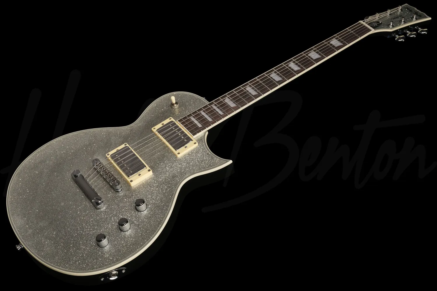 Harley Benton SC-Custom III E-Gitarre Silver Sparkle