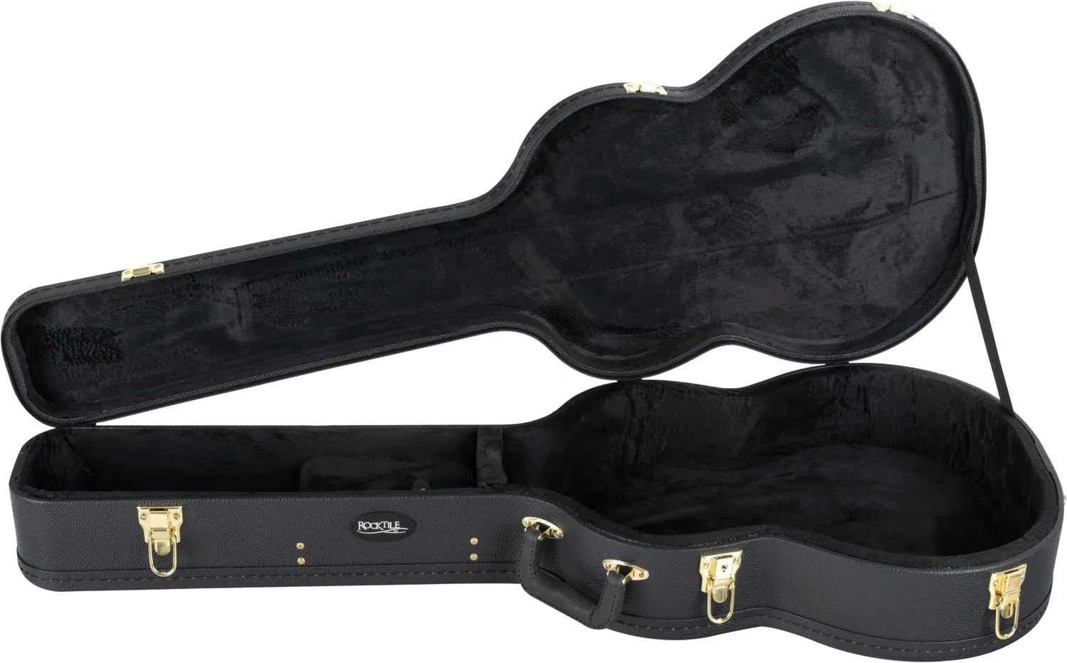 Rocktile Gitarrenkoffer Konzertgitarre 4/4 Hartschale