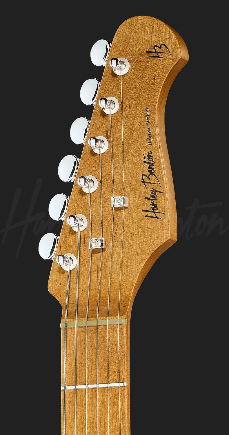 Harley Benton Rock ST-Modern E-Gitarre Olympic White HSS