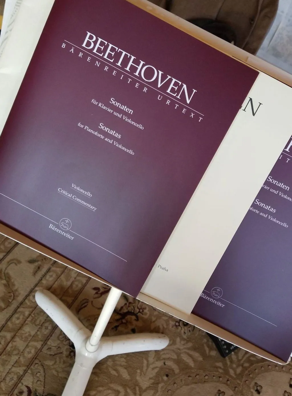 Bärenreiter Beethoven Sonaten Op. 5 69 102 Noten Cello Klavier