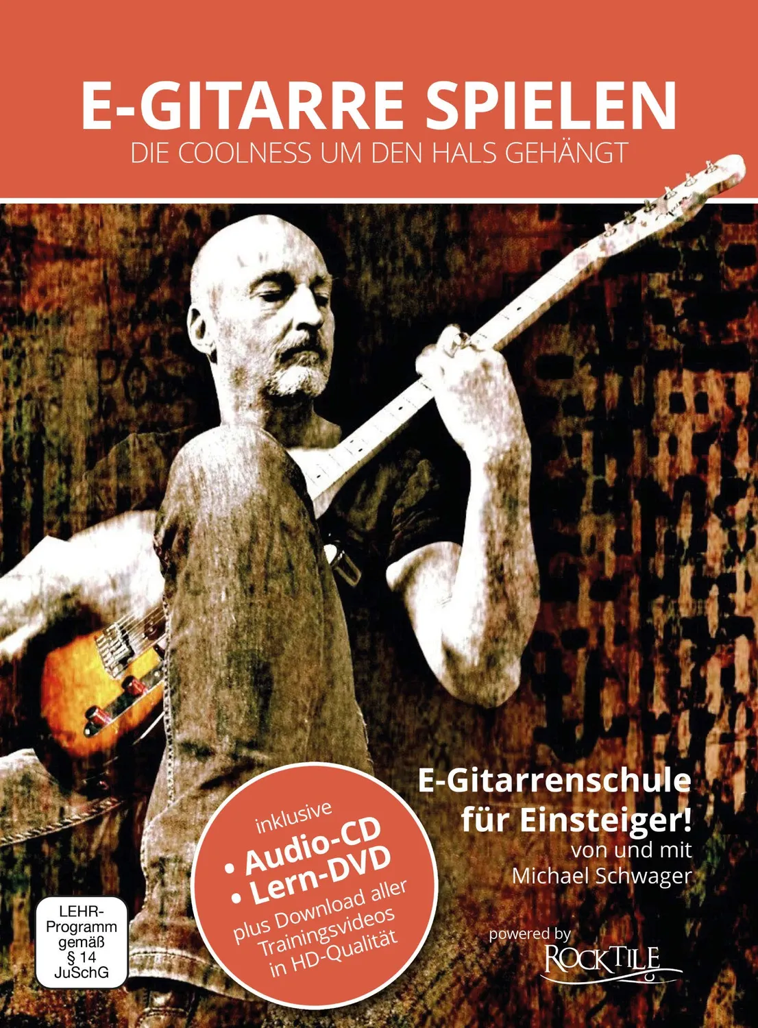 Rocktile L-50B Junior E-Gitarre 3/4 Set schwarz mit Amp