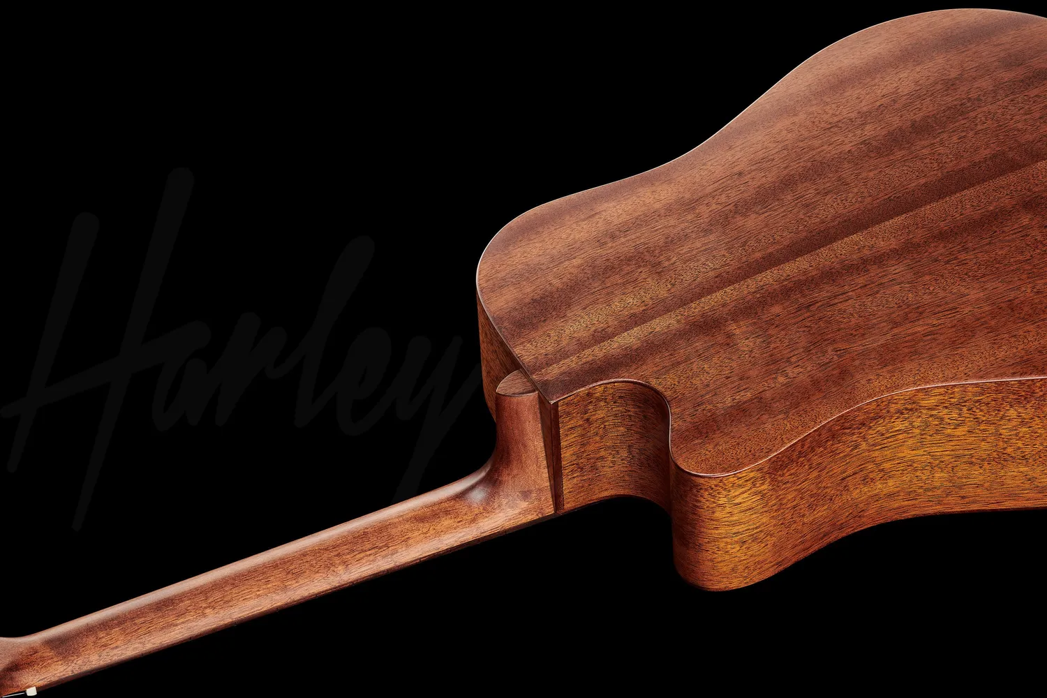 Harley Benton Custom CLD-15MCE Westerngitarre Mahagoni massiv