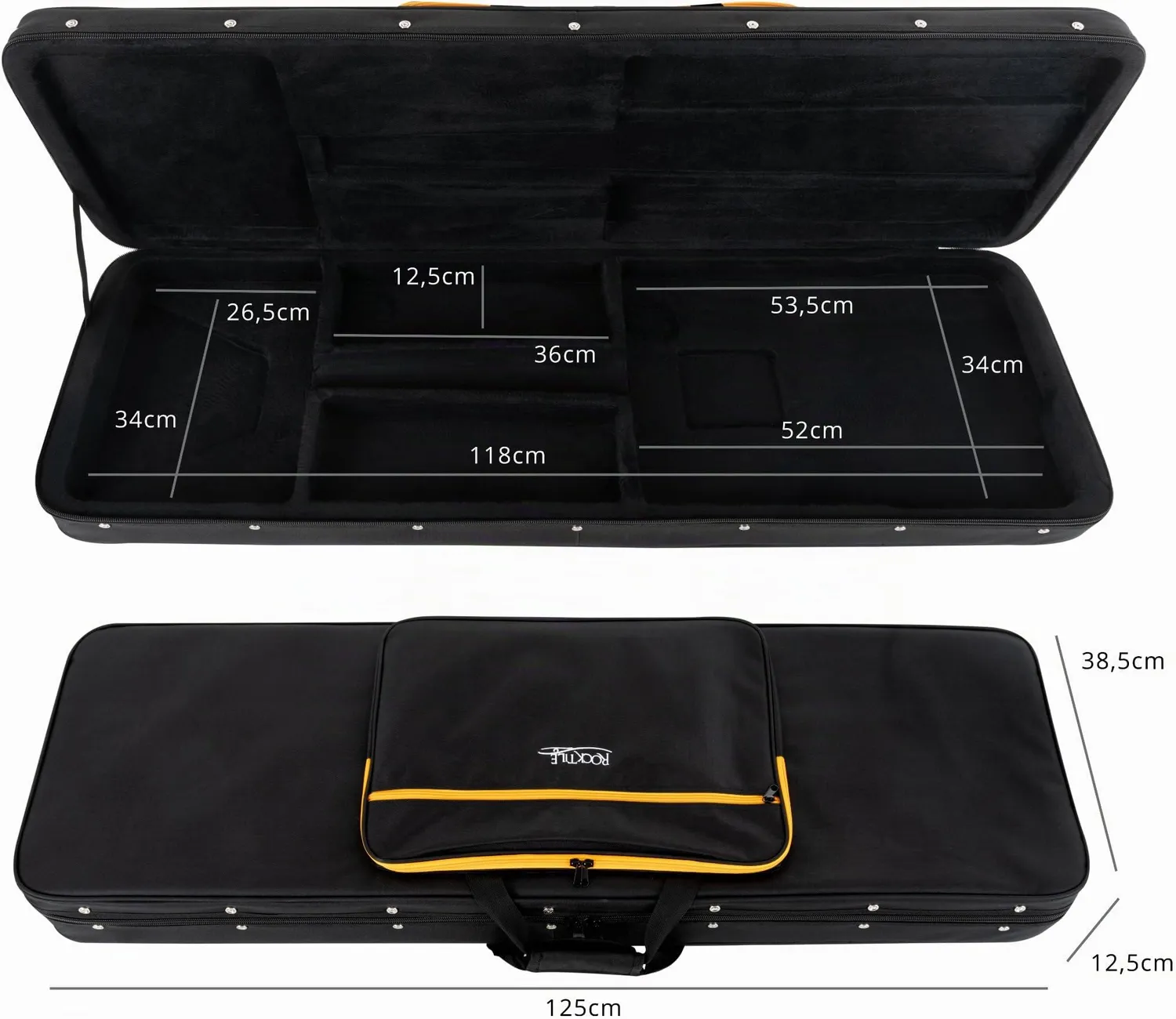Rocktile EBSCR-2122BK Gigbag E-Bass 4-5 Saiter schwarz