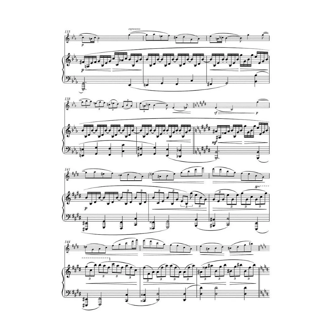 Shar Music Saint-Saëns Sonate Nr. 2 Es-Dur op. 102 Noten Violine