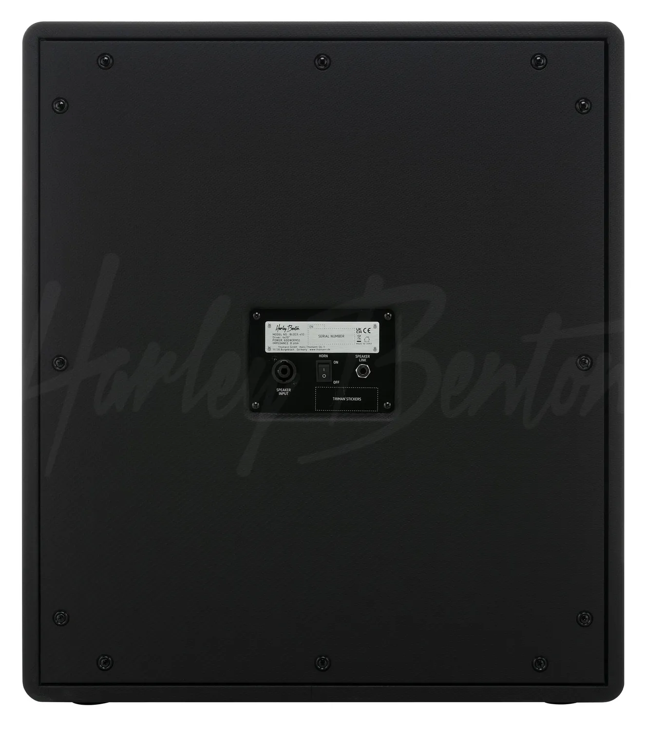 Harley Benton Block-410V Bassbox 4x10 600W 8 Ohm