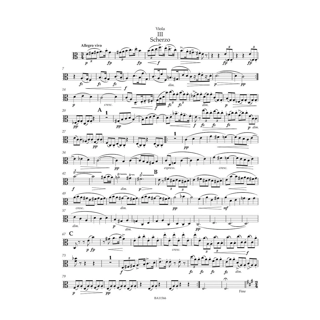 Shar Music Dvorák Quartett Nr. 11 C-Dur op. 61 Noten Urtext