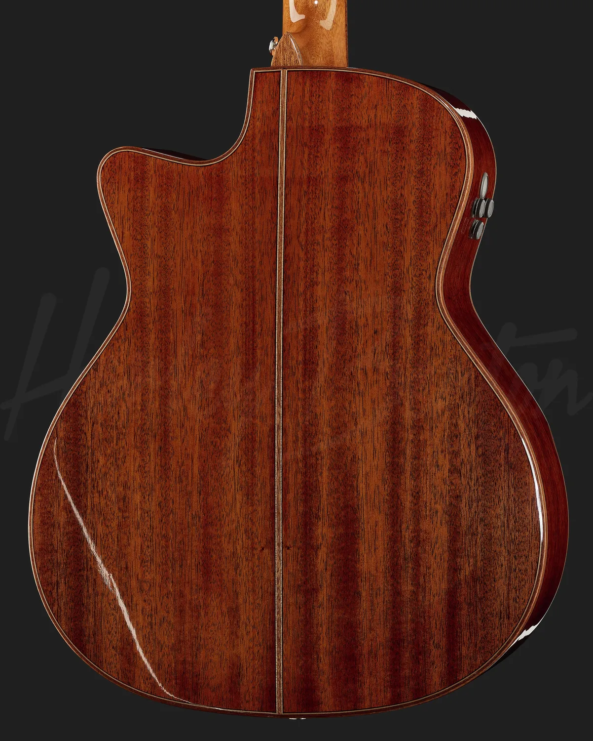 Harley Benton CLG-650SM-CE Westerngitarre schwarz