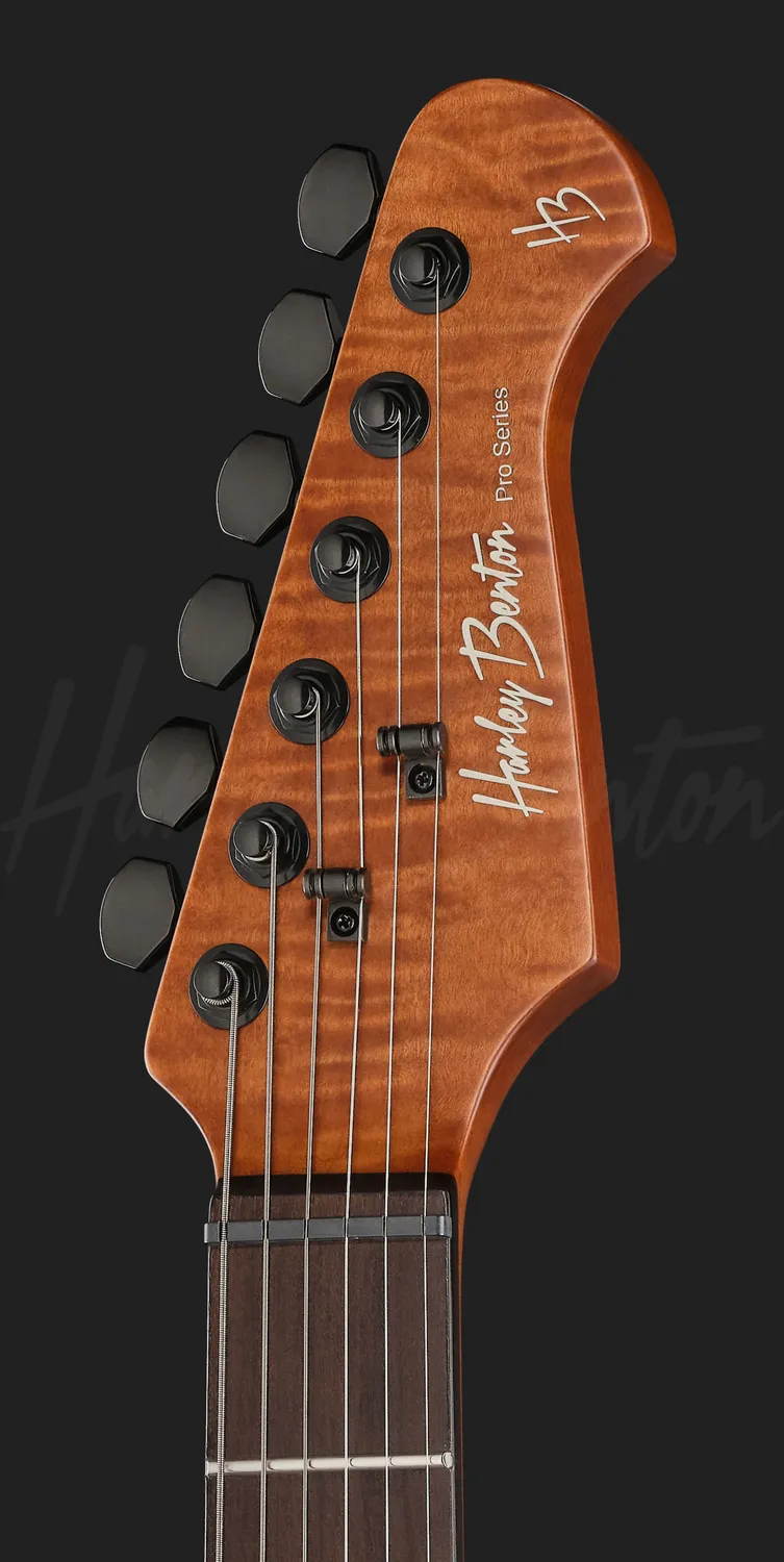 Harley Benton Fusion-IV HSH RW BM E-Gitarre Black Metallic HSH