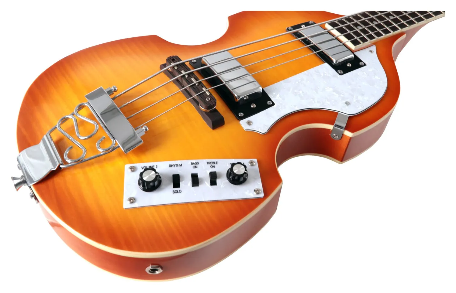 Rocktile VB-1 Sir Paul Violinbass Hollowbody Sunburst