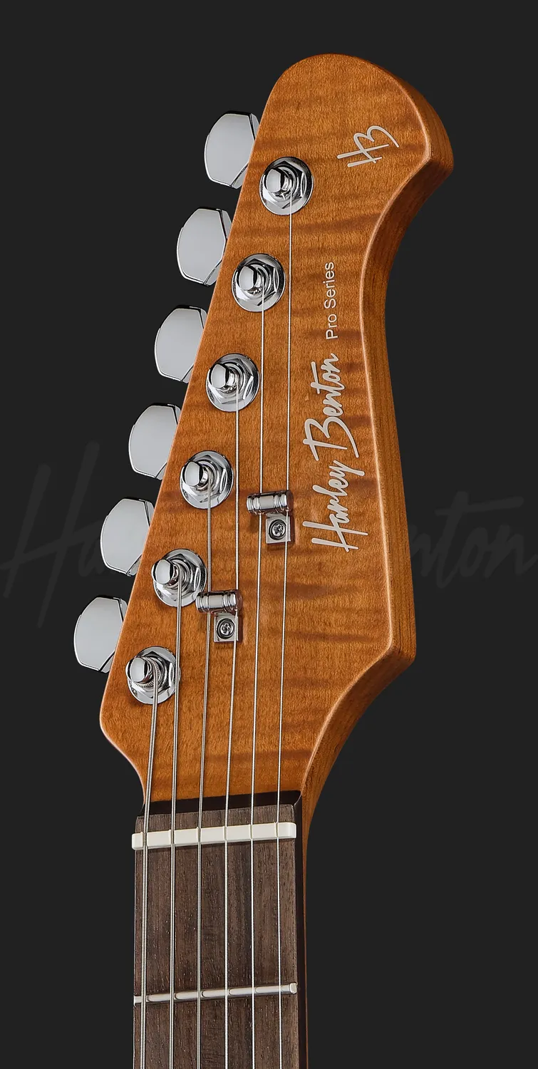 Harley Benton Fusion-IV HSS E-Gitarre Rot