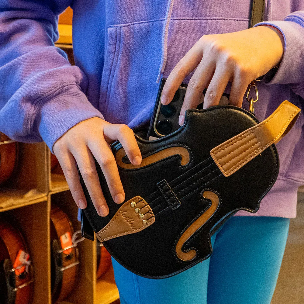 Shar Music Geigen-Tasche Schwarz Umhängetasche Klein