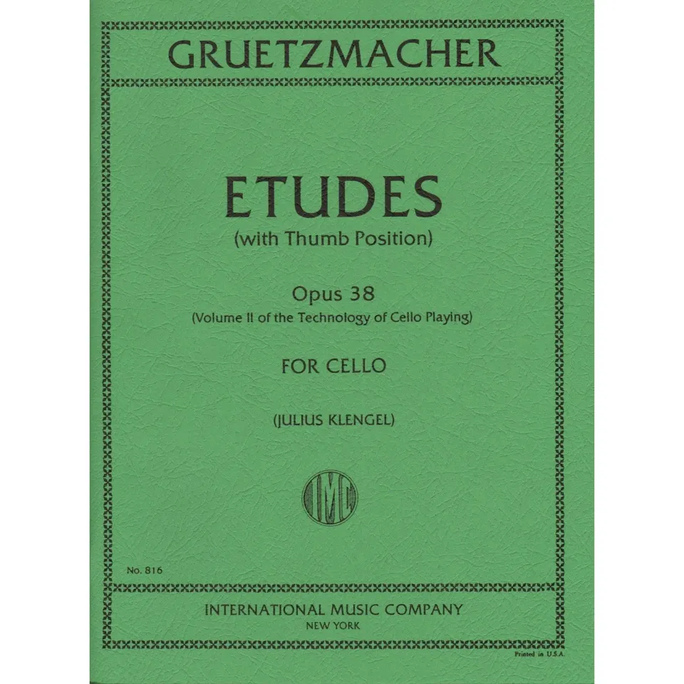 Shar Music Grützmacher Etüden Op.38 Bd.2 Noten Cello