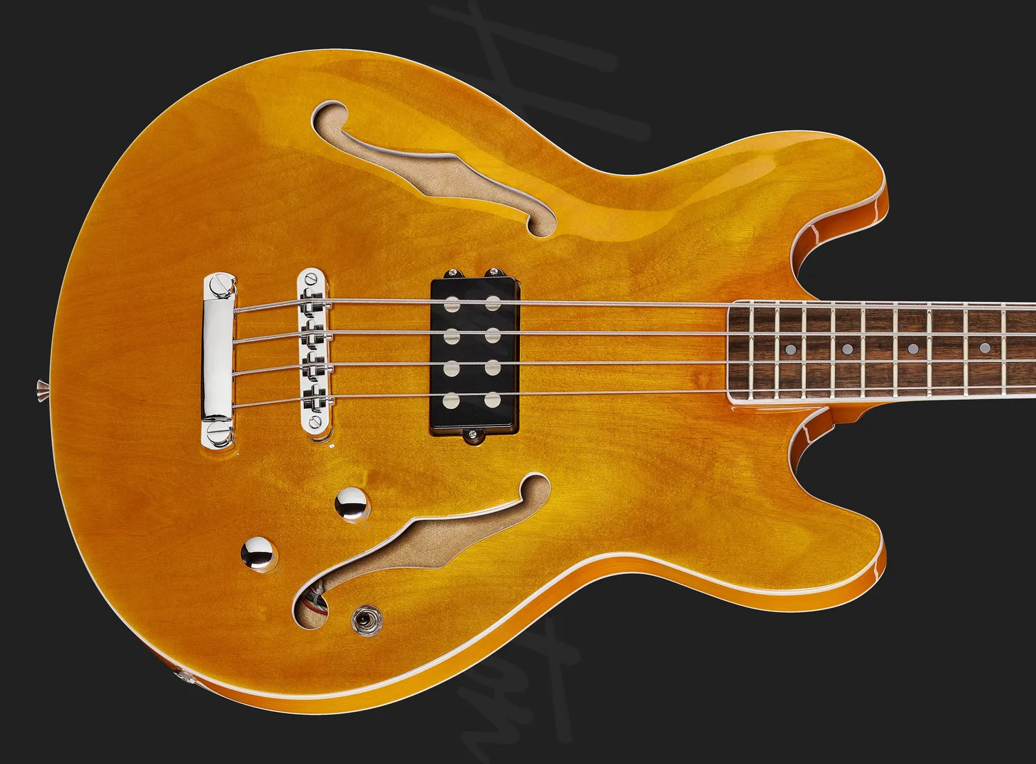 Harley Benton Vintage HB-50 Halbakustik Orange