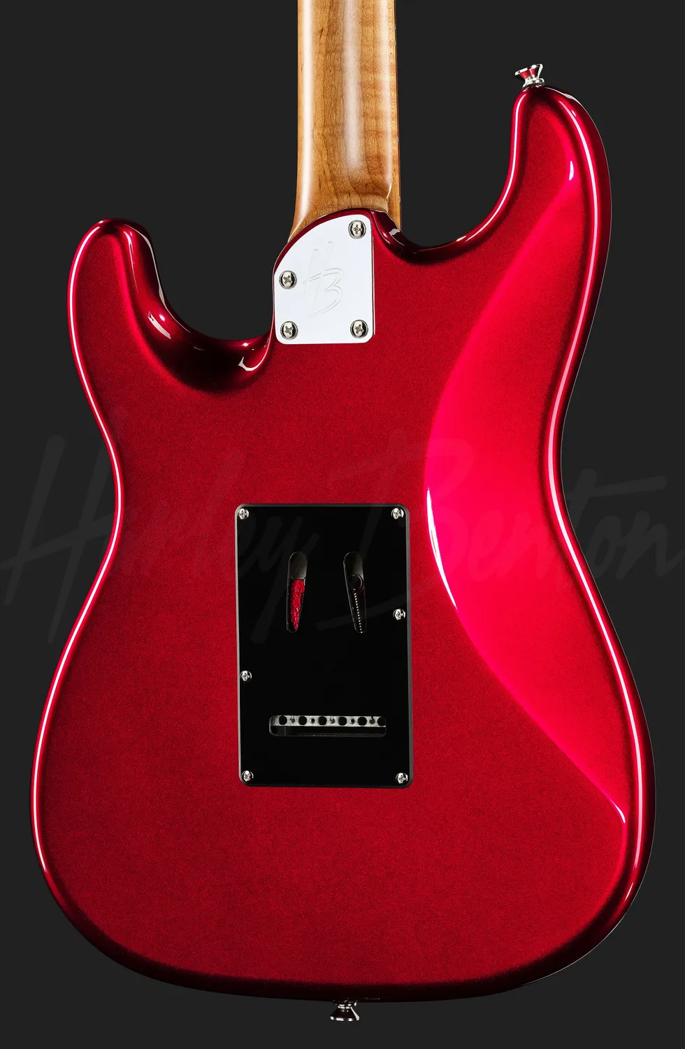 Harley Benton Deluxe ST-Modern Plus E-Gitarre Dark Red HSS
