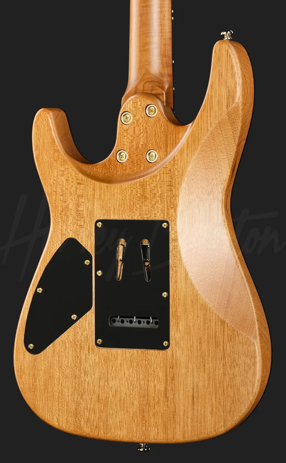 Harley Benton Progressive Fusion-IV HSS RW E-Gitarre Satin Gold