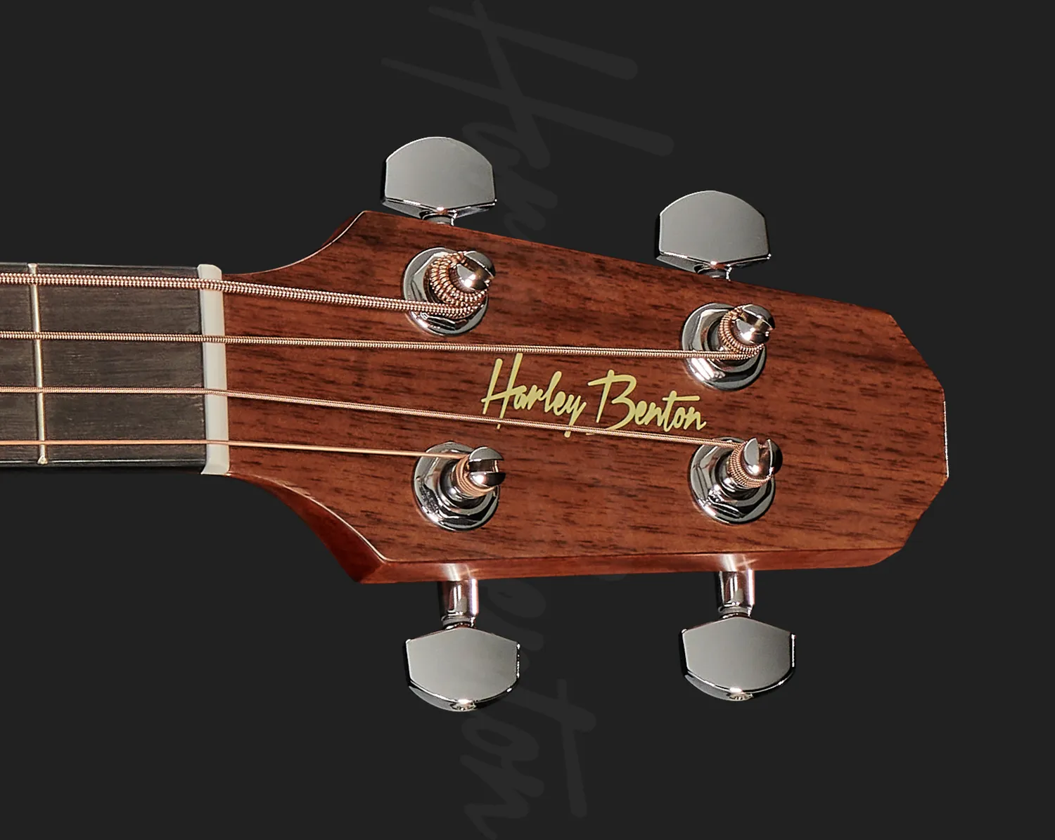 Harley Benton Custom Line GS-Travel-E Akustikbass Mahagoni